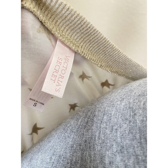 Victoria's Secret Size Small White Gold Star Print Sleeveless Swimsuit Cover Up - Picture 6 of 6